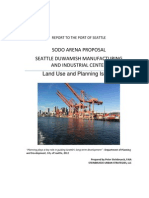 Sodo Arena Proposal Seattle Duwamish Manufacturing and Industrial Center Land Use and Planning Issues