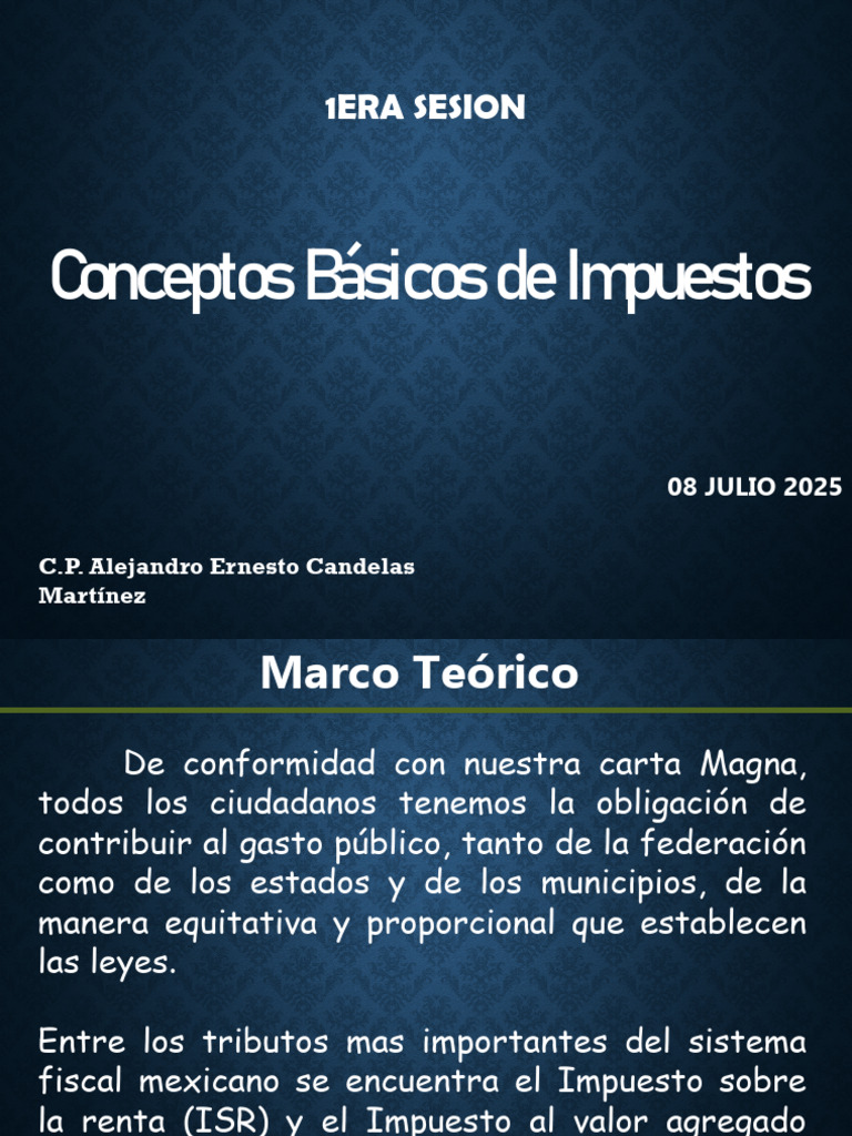 Impuestos y Obligaciones Fiscales | PDF | Impuestos | Impuesto sobre la ...