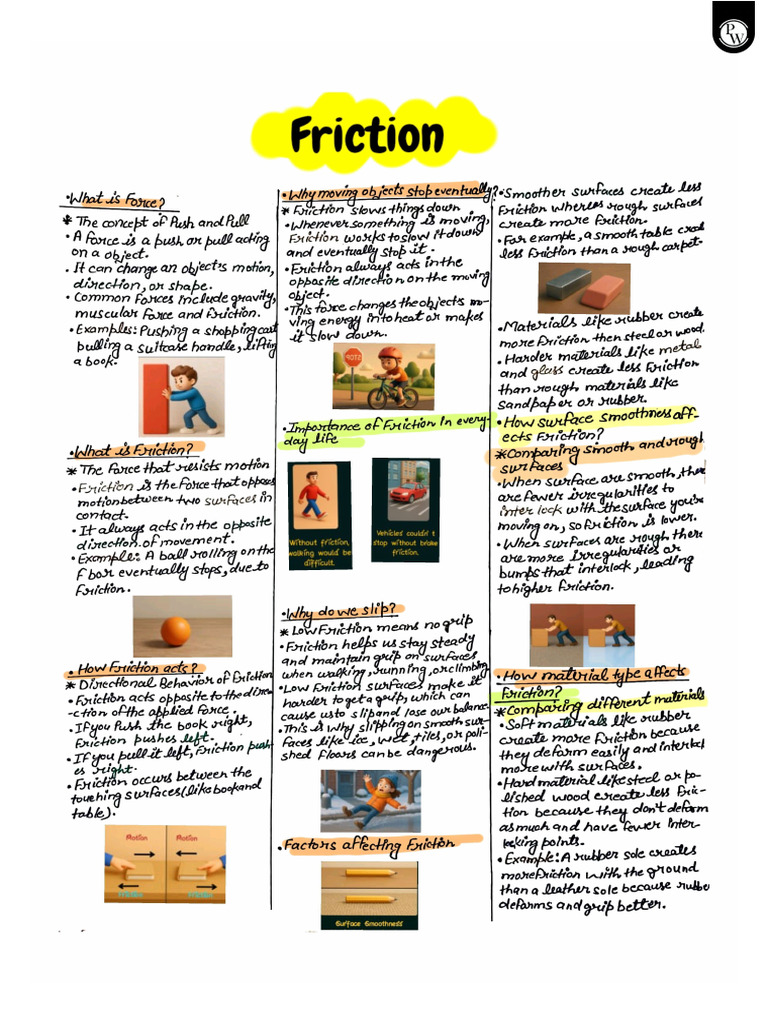 694a43b8c25f41097748f810_##_Physics - Friction _ Handwritten Notes ...