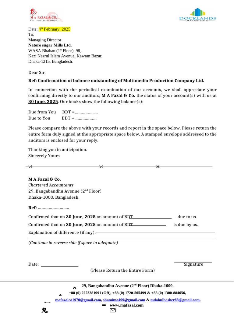 08. 3rd Party Confirmation Letter- NBGIL-2025 (There is No Third Party ...