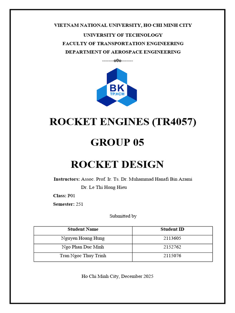 Group 05 Rocket-Design | PDF