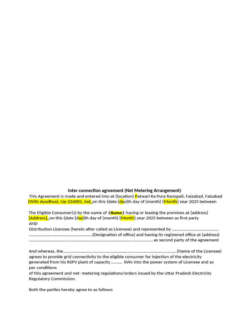 Interconnection Format | PDF | Photovoltaic System | Damages
