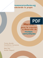 Manual Para La Creacion y Desarrollo de Museos Comunitarios