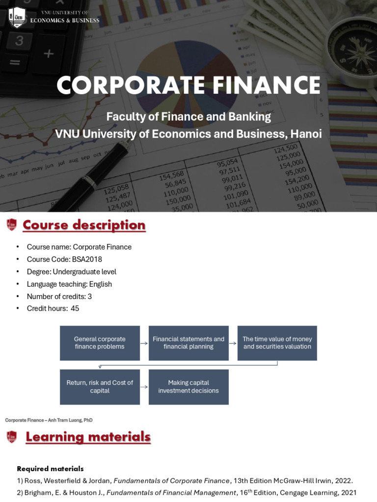 [Slide] Chapter 1. Introduction to Corporate Finance | PDF | Limited ...