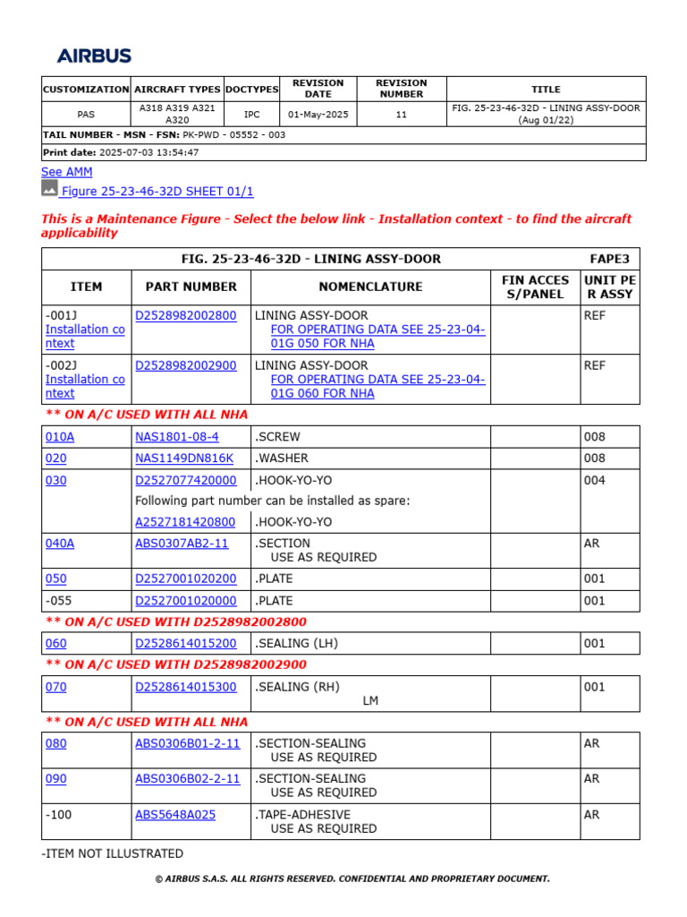 PAS - A318 _ A319 _ A320 _ A321 - IPC - FSN_ 003 - 01-May-2025 - FIG ...