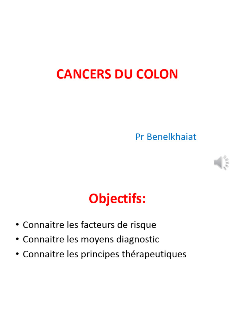 Cancers Du Colon | PDF
