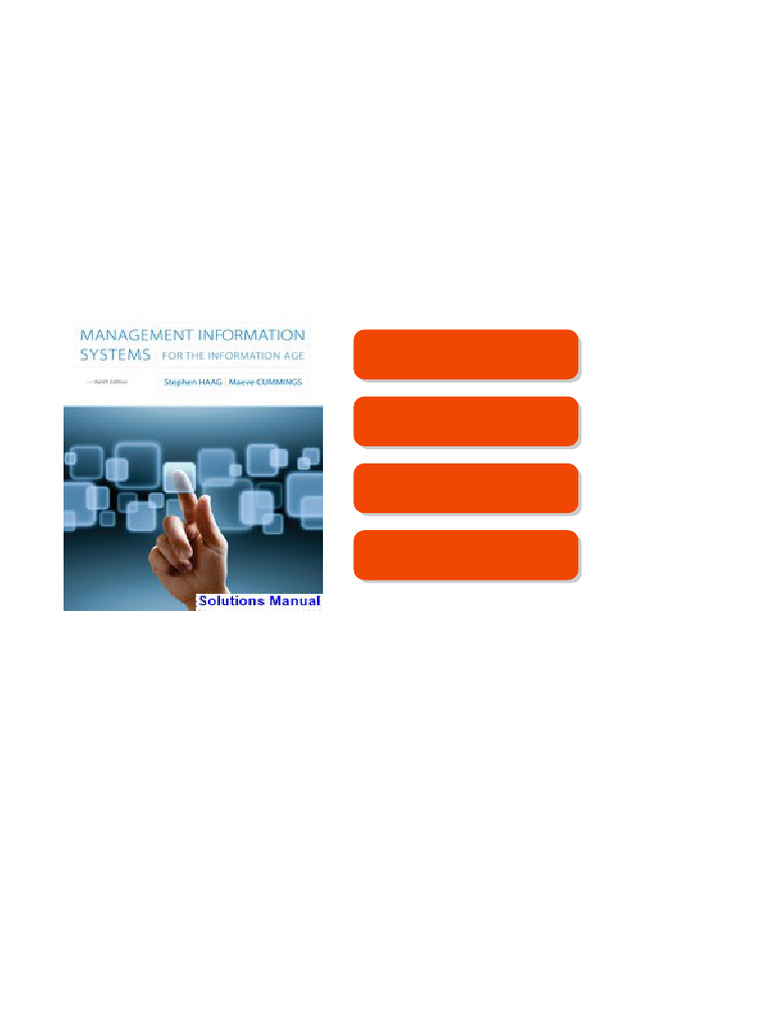Management Information Systems for the Information Age 9th Edition Haag ...