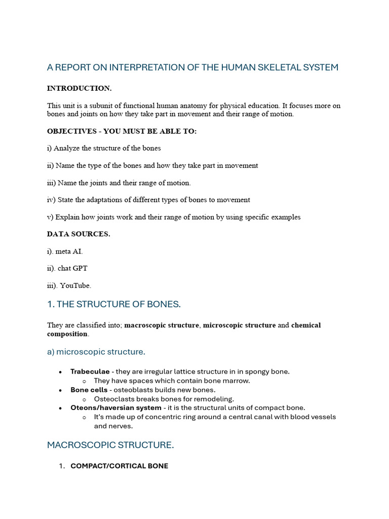 The Human Body Research | PDF