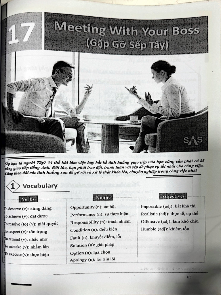 Communication Practice - Meeting With Your Boss | PDF