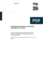 Training and Learning For Community Development in Europe