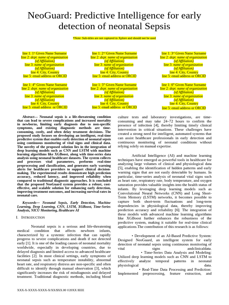 Conference Paper for NEOGURAD (1) | PDF | Deep Learning | Machine Learning