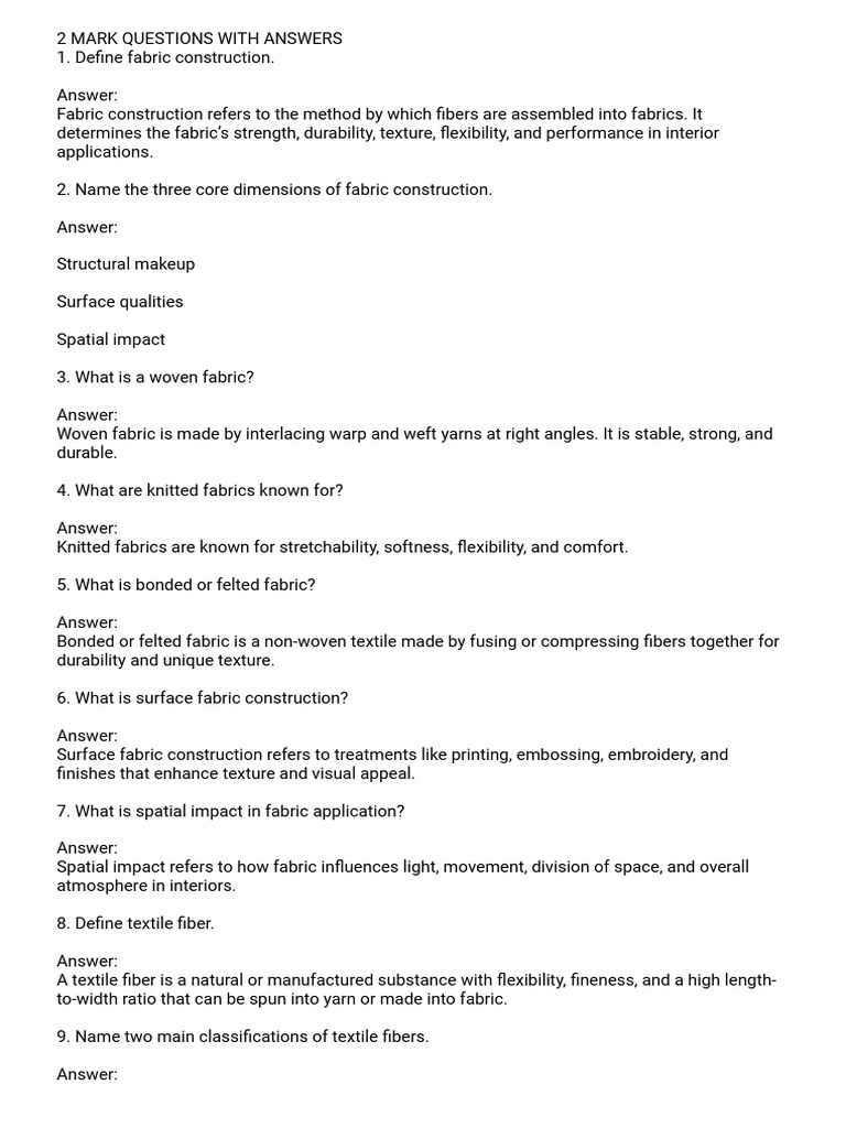 FST 283 SAMPLE PAPER | PDF
