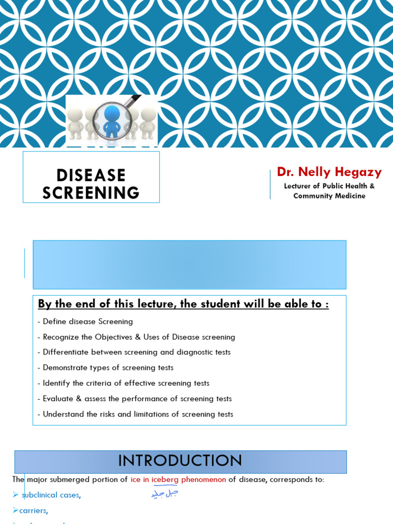 Disease Screening | PDF | Sensitivity And Specificity | Screening ...
