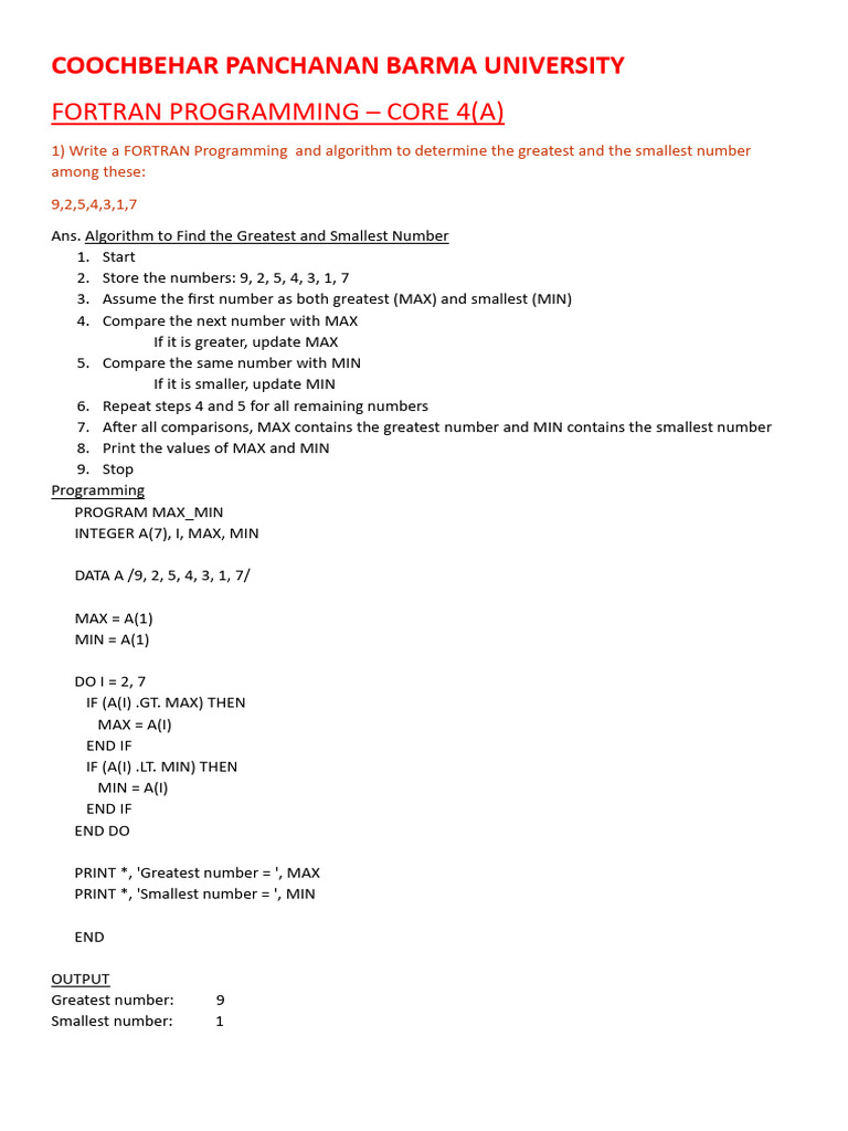 CORE 4 PROGRAMMING | PDF