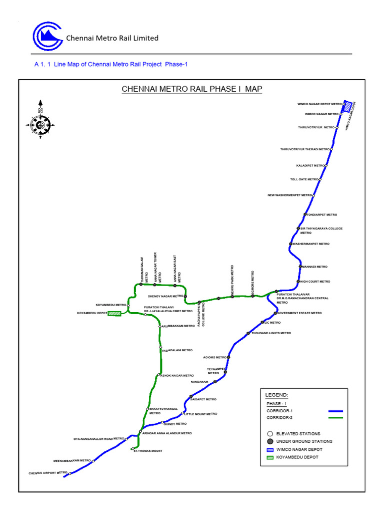 Cmrl Phase 1 | PDF