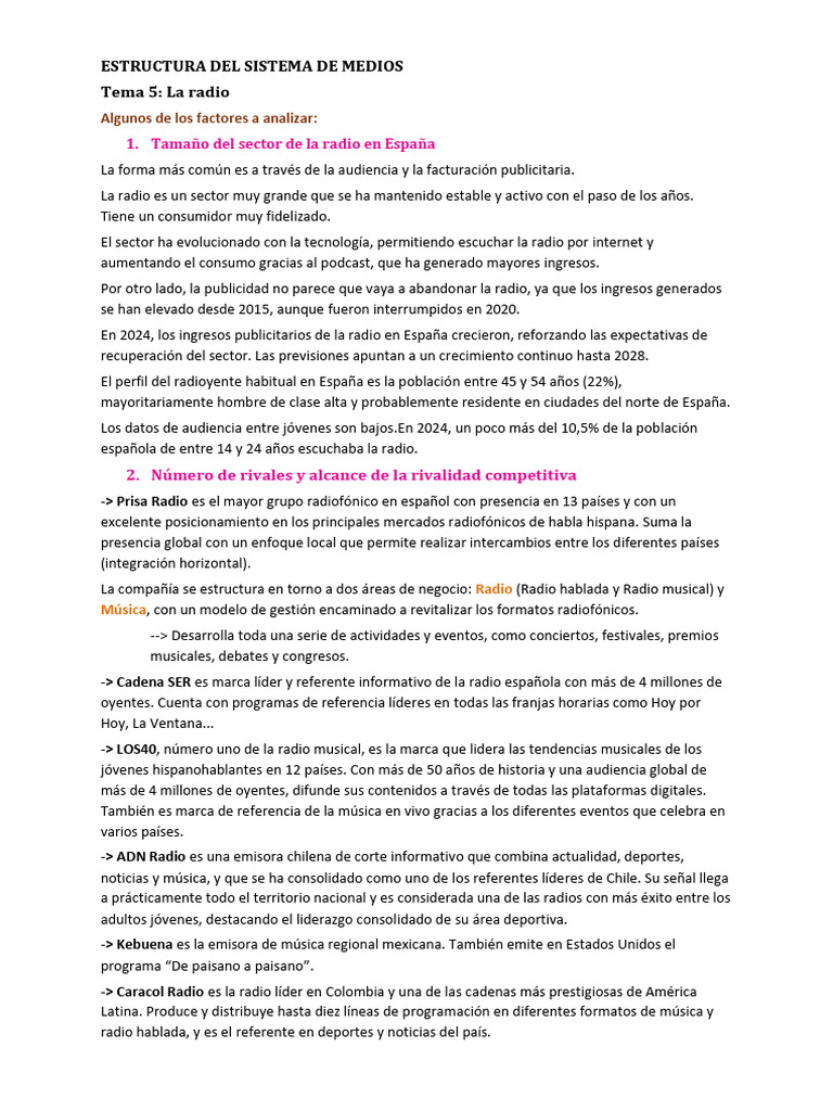 APUNTES TEMA 5 | PDF