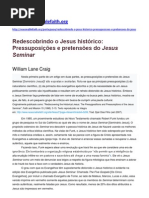 Redescobrindo o Jesus histórico Pressuposições e pretensões do Jesus Seminar