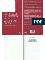 Los Retos de La Educación en La Modernidad Líquida