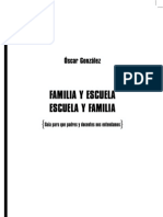 Prólogo Libro "Familia y Escuela"