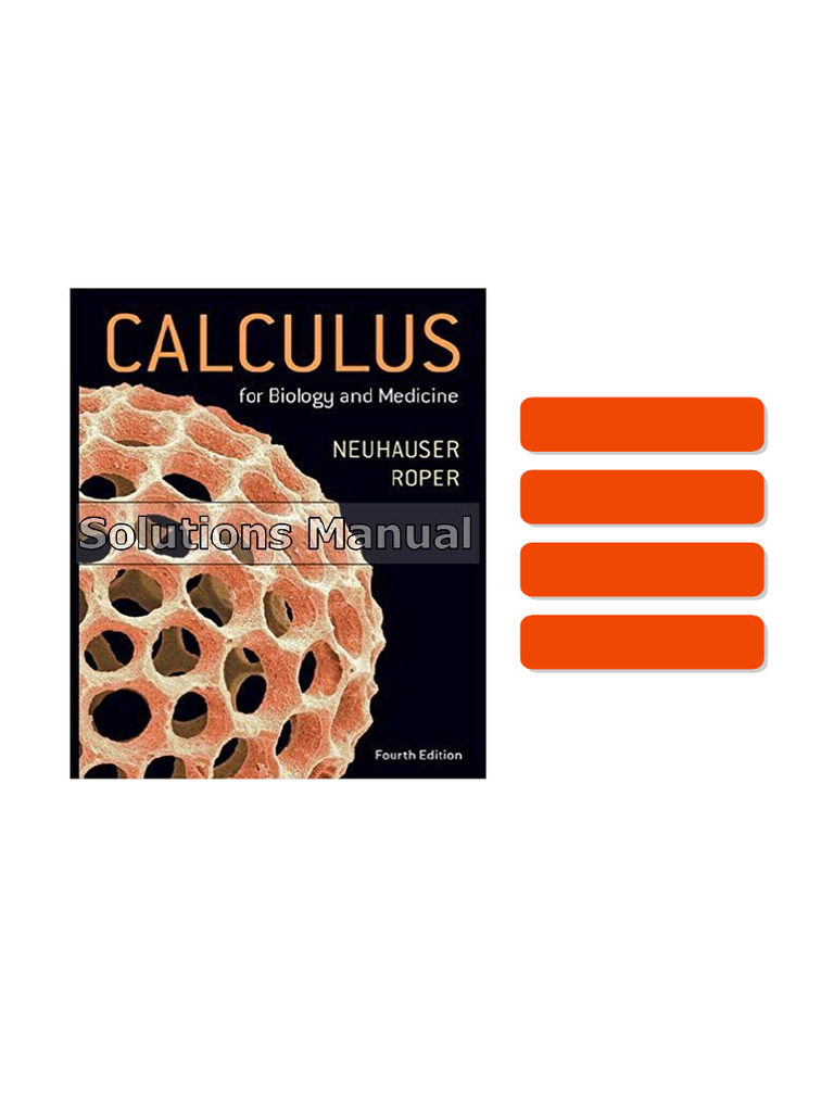 Calculus For Biology and Medicine 4th Edition Neuhauser Solutions ...