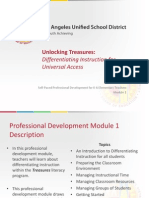 Unlocking Treasures:: Differentiating Instruction For Universal Access