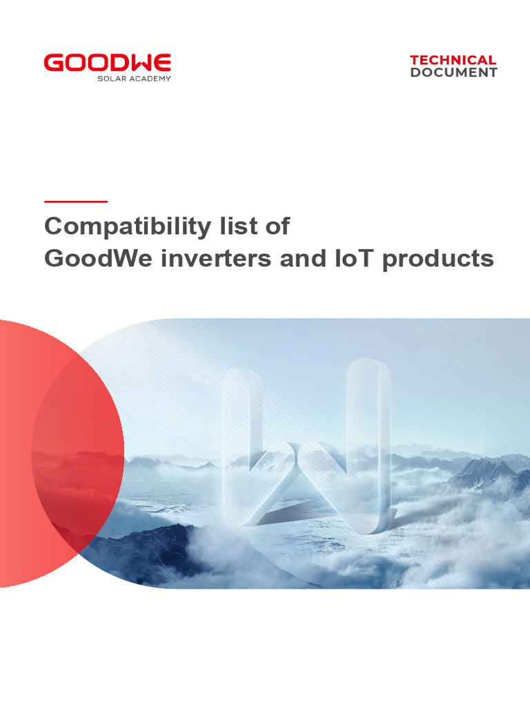 GW_Compatibility list of GoodWe inverters and IoT products-EN | PDF ...