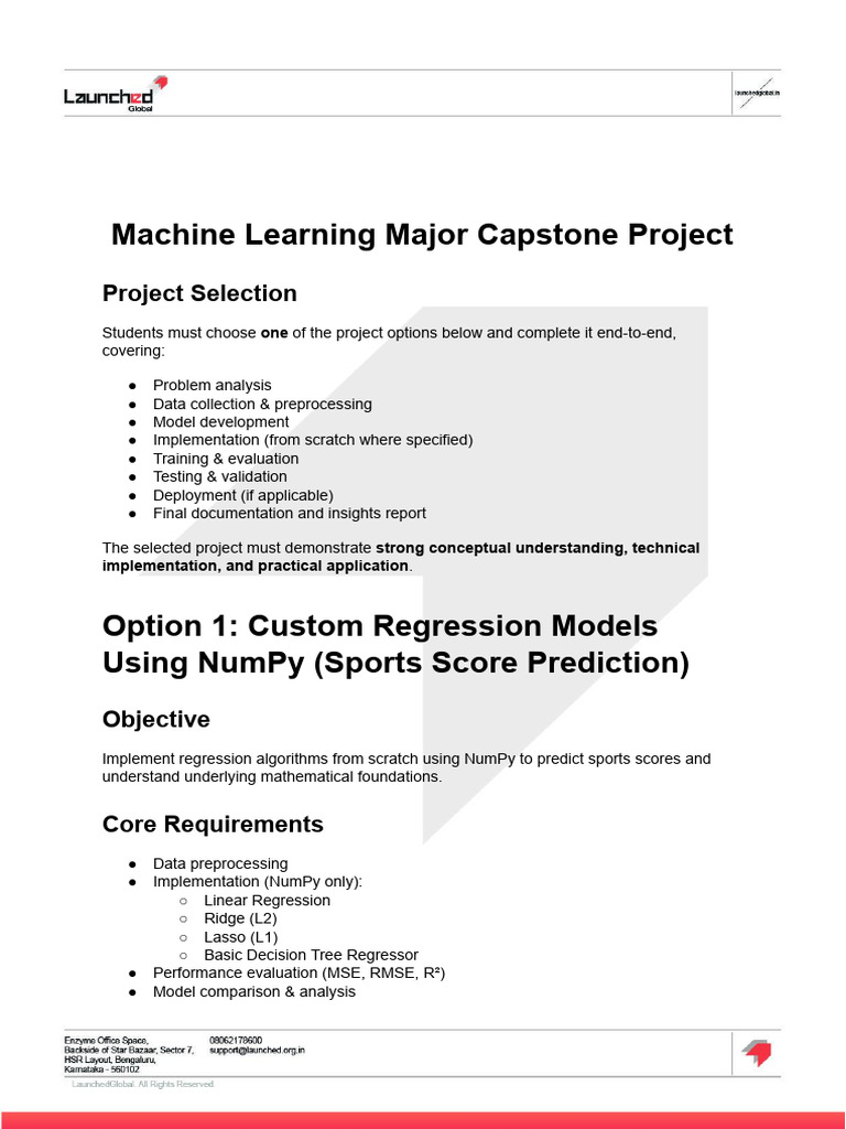Machine Learning Major Capstone Project 2 (3) | PDF
