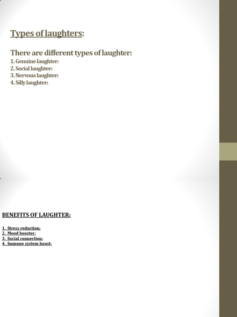 Types of Laughters | PDF
