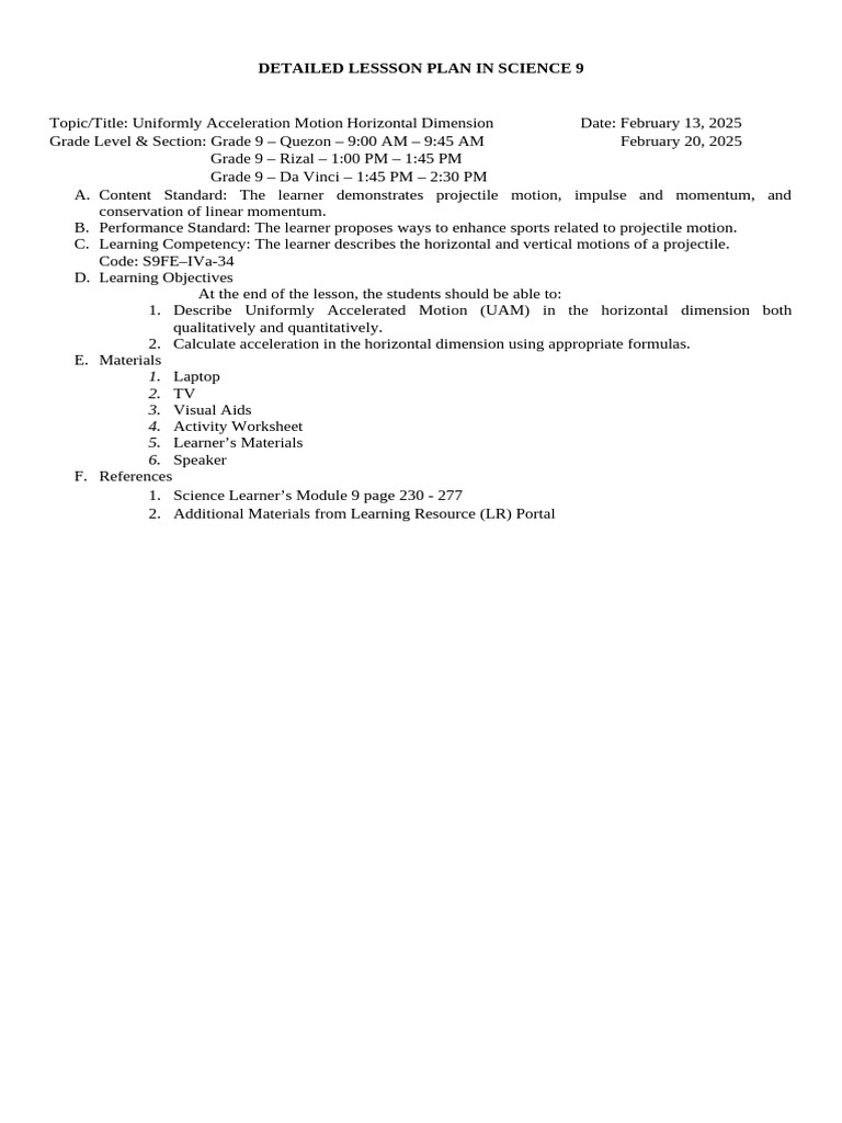 4th-Quarter-13- 19 UAM Horizontal Dimensions | PDF