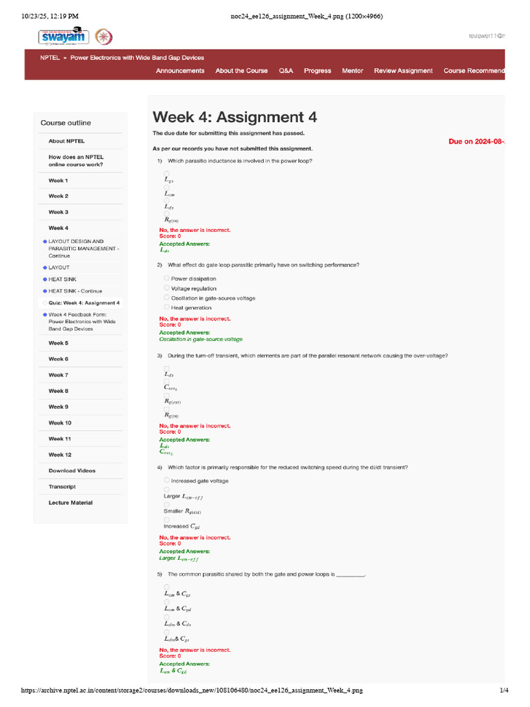 Noc24 Ee126 Assignment Week 4 | PDF