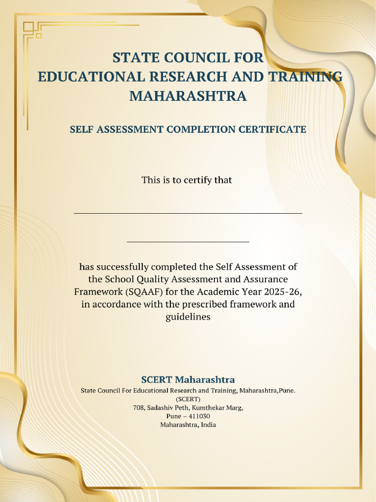 Sqaaf Certificate | PDF