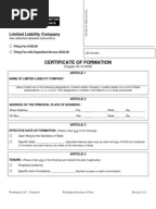 Wisconsin LLC Articles of Organization | Limited Liability Company ...