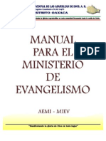 Manual Ministerio Evangelismo Asambleas Dios