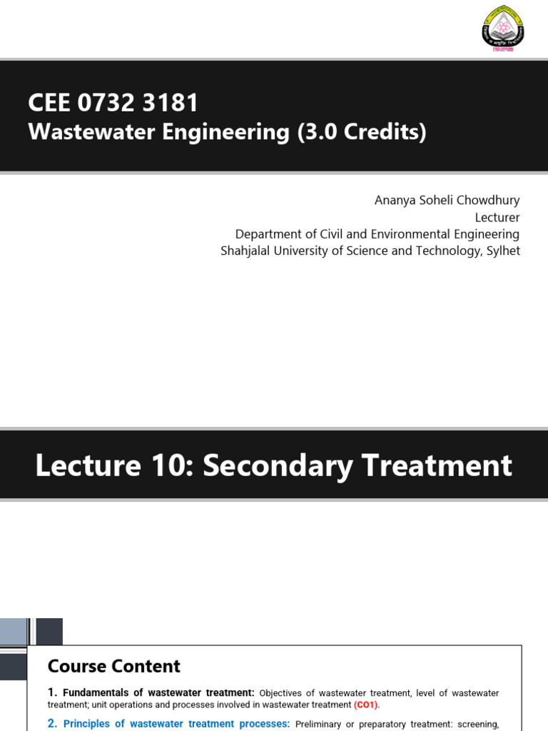 Lecture 10_CEE 0732 3181 | PDF