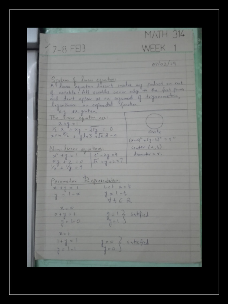 Linear Notes | PDF