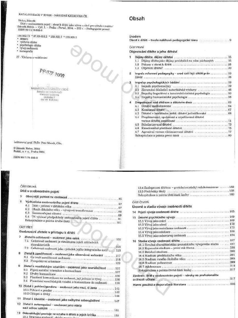 Helus Dite v Osobnostnim Pojeti | PDF