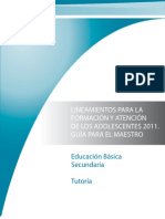 Tutoría 2011