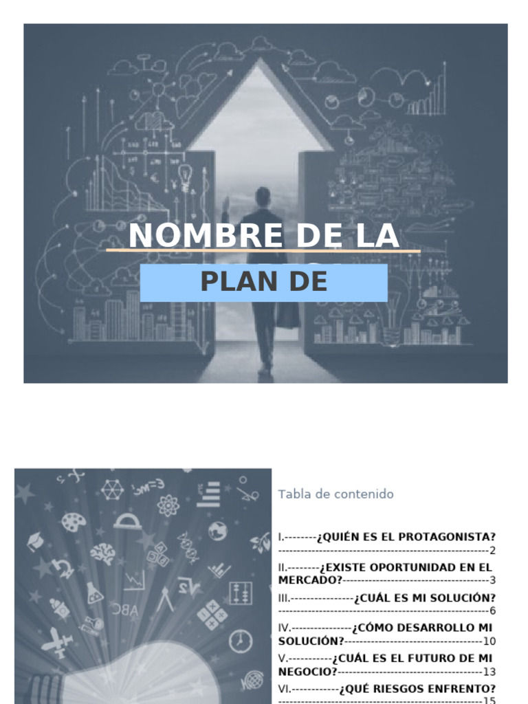 PLAN DE NEGOCIOS - FORMATO FE | PDF