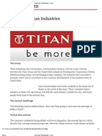 Case Study - Titan Industries - FT