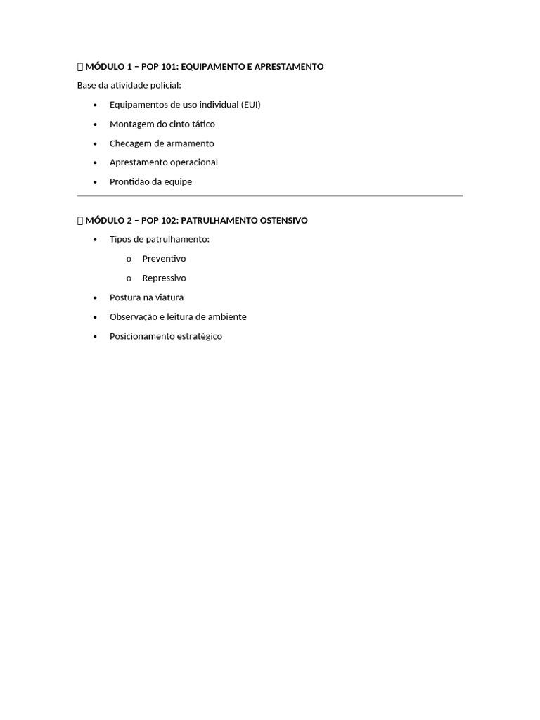 ? Módulo 1 | PDF