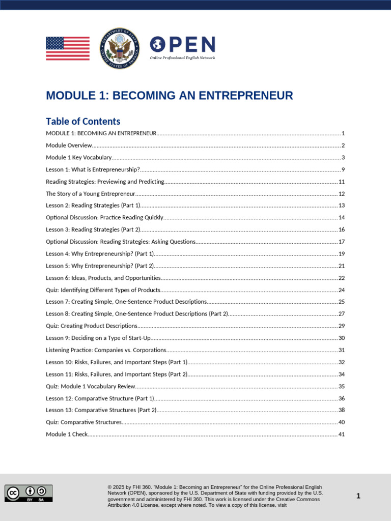 EBE Module Packet - Full | PDF