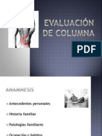 Evaluación de Columna