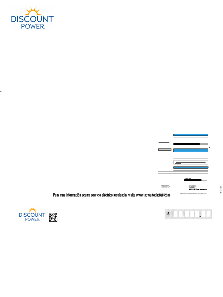 Discount Power 012026 e Bill | PDF