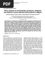Calibration Curve HPLC