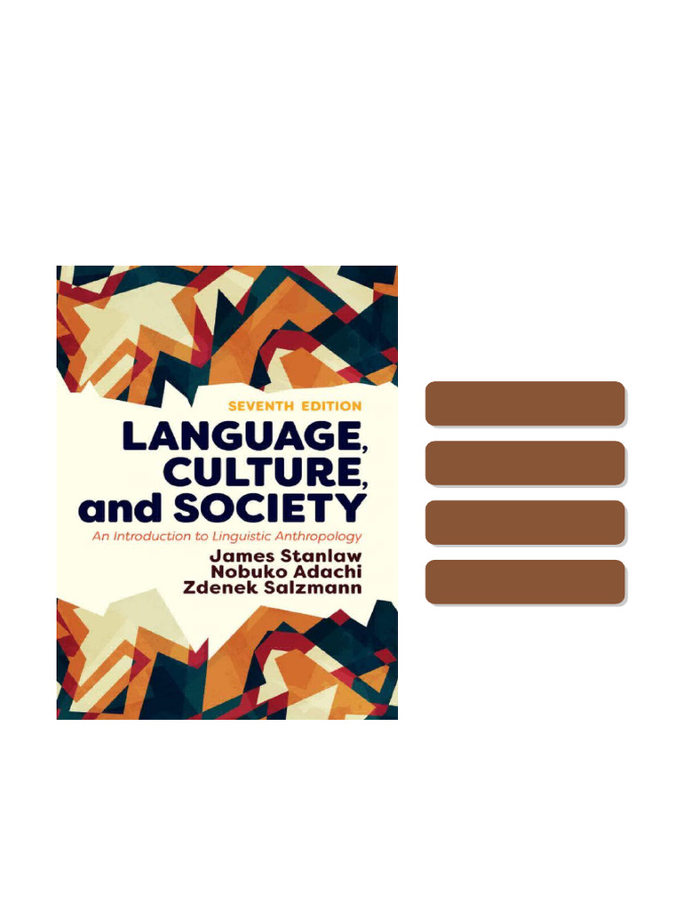 Language Culture and Society An Introduction to Linguistic Anthropology ...