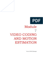 Video Coding and Motion Estimation: Version 2 ECE IIT, Kharagpur