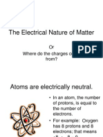 The Electrical Nature of Matter