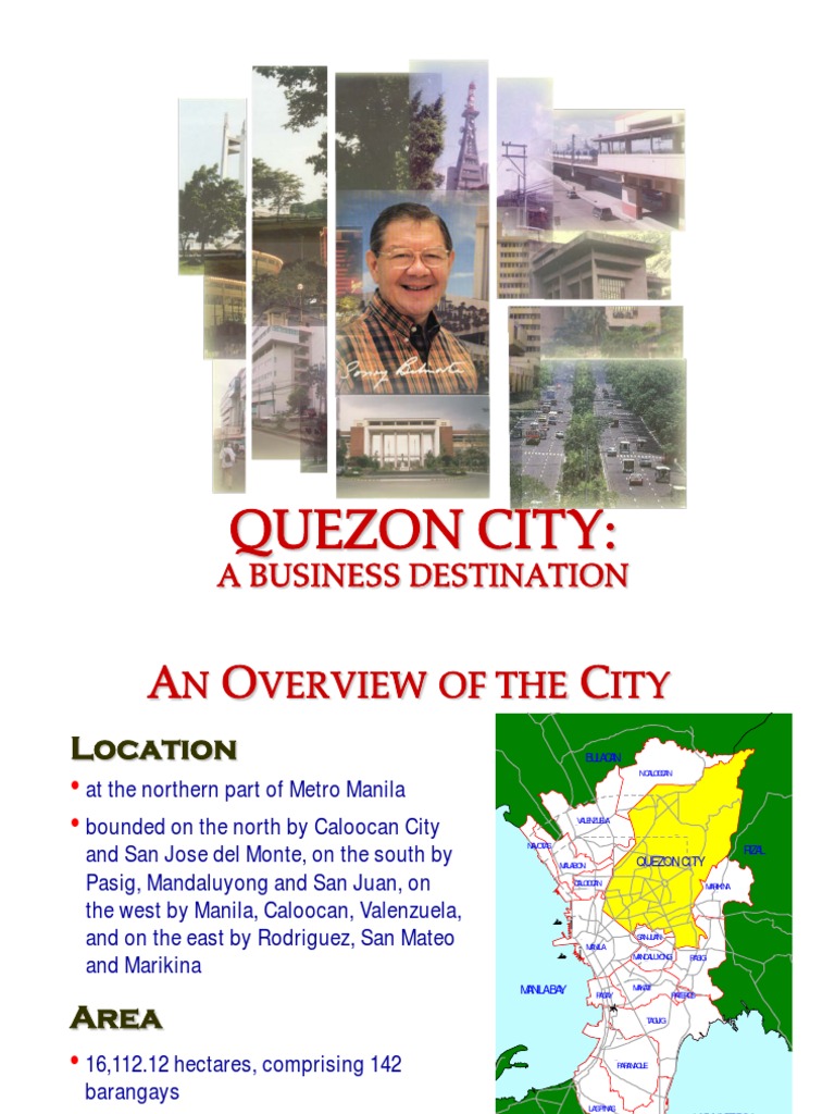 Quezon City A Business Destination PDF Urban Planning Business