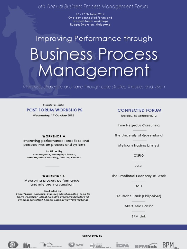 Improving Performance Through Business Process Management | PDF ...