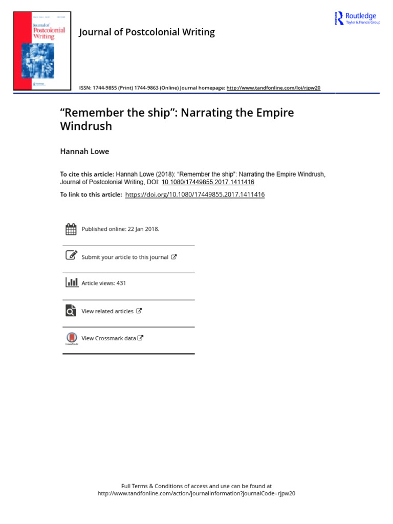 Windrush | PDF
